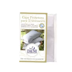 Capa Protetora De Travesseiro Impermeabilizada -100% Algodão - Daune