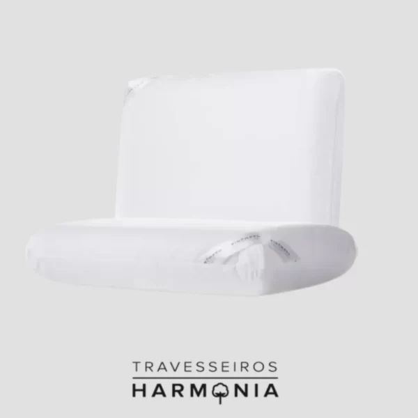 Travesseiro Medio Latex 40x60x14cm Memory Foam Harmonia - Imagem 3