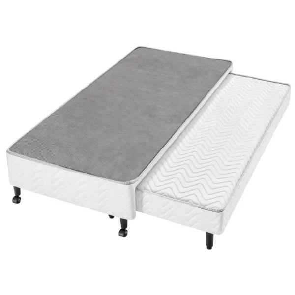 Box com Auxiliar Solteiro Espuma D28 Americanflex 88x188x38cm