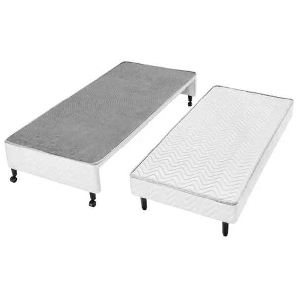 Box com Auxiliar Solteiro Espuma D28 Americanflex 88x188x38cm - Imagem 2
