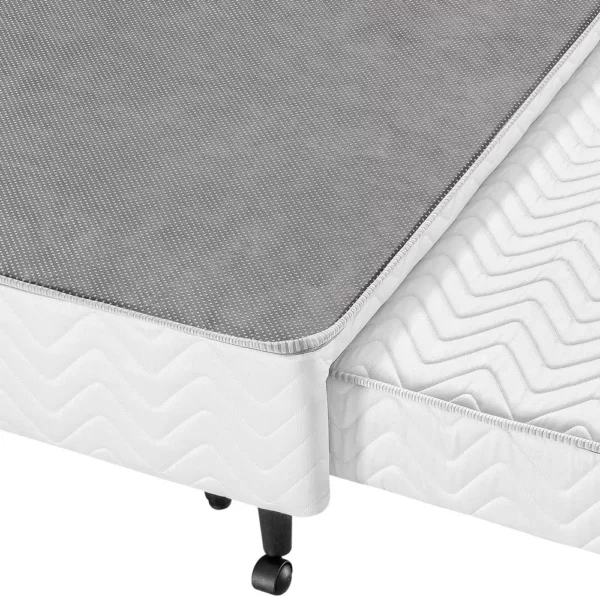 Box com Auxiliar Solteiro Espuma D28 Americanflex 88x188x38cm - Imagem 4
