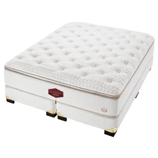 Conjunto Box Super King Molas Ensacadas Americanflex Bravíssimo 193x203x67cm